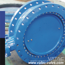 Vulcanized Rubber Linded Cast Steel&Cast Iron A216 Wcb&Gg25 Flanged Butterfly Valve